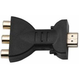 GP - Adaptateur hdmi rouge blanc jaune convertisseur hdmi vers av adaptateur hdmi vers av hdmi vers