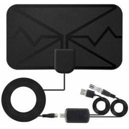 Antenne tv intérieure numérique 3600 Mile 4K, antenne tv numérique dvb-t hd pour plus de chaînes,