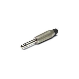 Jack 6.35 mm mâle, droit Amphenol acpm-gn-au nombre total de pôles: 2 mono argent 1 pc(s)