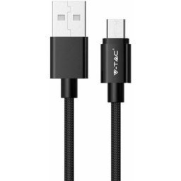 V-tac - Câble Micro usb Couleur Noir - Série Platinum