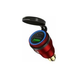 Moto étanche 12v 24v Qc3.0 Usb Type c Pd chargeur rapide adaptateur secteur Hella Din prise prise