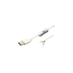 Tru Components - Câble de connexion usb avec interrupteur mâle, droit TC-2509039 Contenu: 1 pc(s)