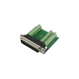 Tru Components - sub-d mâle Nombre de pôles (num): 25 DSUB25M-27TB-3 1229325 90 ° raccord à vis 1