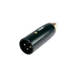 Adaptateur xlr Hicon HI-X3CI-MF xlr mâle - Cinch-RCA femelle 1 pc(s) - noir