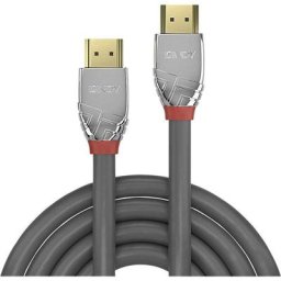 Hdmi Câble de raccordement Fiche mâle hdmi-a, Fiche mâle hdmi-a 10.00 m gris 37876 Câble hdmi