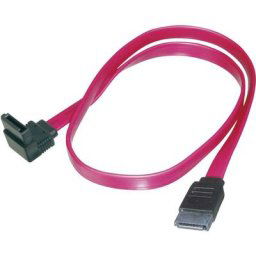 Digitus - Câble de connexion disque dur 2 connecteurs sata femelles 7 broches coudé - 0,50 m