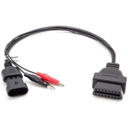 OBD2 Câble adaptateur 2Pin à 16Pin pour Appareil de diagnostic obd adapté aux anciens modèles