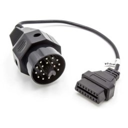 Vhbw - OBD2 Câble adaptateur 20Pin bmw Edibas à 16Pin Appareil de diagnostic obd adapté aux anciens