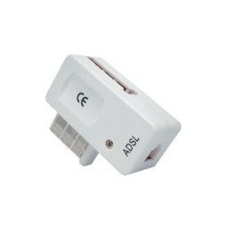 Mooov - Filtre adsl 2+ prise gigogne - blanc - Blanc