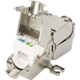 Adaptateur RJ45 réseau informatique Adaptateur cat 6a, non équipé [1x lsa, autodénudant, connexion