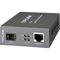Fiber Converter Tp-link Mc220l Rj45 Giga a Sfp Slot Sfp Giga Minigbic Châssis Mount