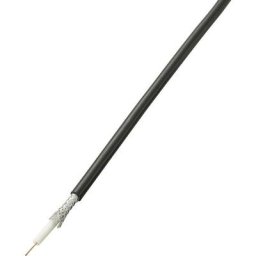Tru Components - Câble coaxial RG58 SH1998C225a 1565756 75 ω 52 dB noir 10 m