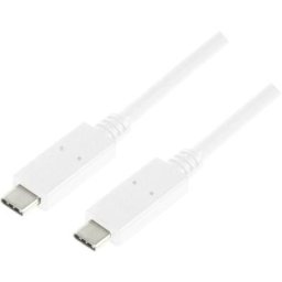 Logilink - Câble usb usb 3.2 Gen1 (usb 3.0) usb-c® mâle, usb-c® mâle 0.50 m blanc CU0130