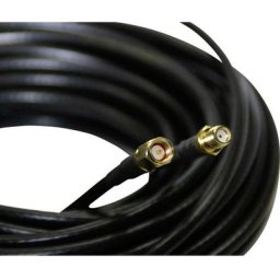 3 m Câble rallonge Fiche mâle sma, Prise femelle sma 3 m - noir - Wittenberg Antennen