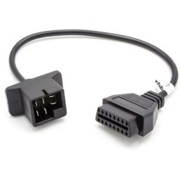 Vhbw - OBD2 - Câble adaptateur 6Pin à 16Pin pour Appareil de diagnostic obd adapté aux anciens