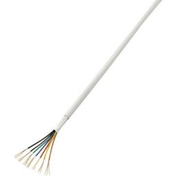 Tru Components - 1565224 Câble dalarme LiYY 7 x 0.17 mm² blanc 50 m - blanc