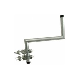 Support mural sat acier Distance au mur: 50 cm Adapté pour taille de parabole: jusqu'à 100 cm en z,