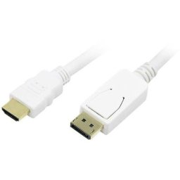 Logilink - Câble adaptateur CV0055 2.00 m blanc - blanc