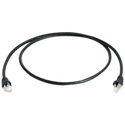 Câble de raccordement réseau informatique RJ45 Telegärtner L00000A0086 cat 6a s/ftp noir 1.00 m