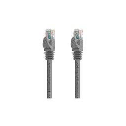 A146-0332 Network Cable RJ45 patch cable lszh Cat.7 600 MHz s/FTP pimf awg26, Grey, 25cm - Aisens