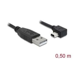 Delock - Câble usb usb 2.0 usb-a mâle, USB-Mini-B mâle 0.50 m noir 82680