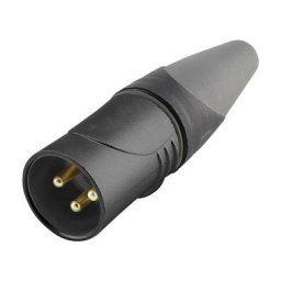Hicon - xlr femelle, droit HI-X3CM-HD-B Nombre de pôles (num): 3 noir 1 pc(s) - noir