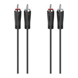 00205258 Cinch-RCA audio Câble de raccordement [2x Cinch-RCA mâle - 2x Cinch-RCA mâle] 3 m noir