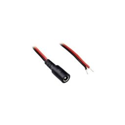 Câble de raccordement basse tension Bkl Electronic 075161 - 5.50 mm 2.10 mm 1.00 m 1 pc(s) - rouge,