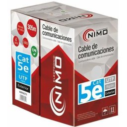 Câble utp extérieur Cat5e cca noir (305m)