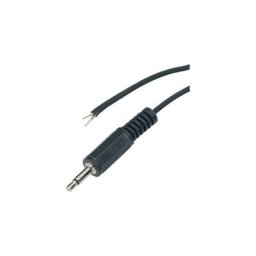 Voltcraft - jack 3.5 mm 93025C207 mâle droit nombre de pôles: 3 stéréo noir 1 pc(s)