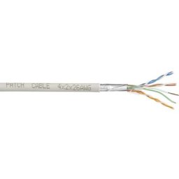 Tru Components - Câble réseau cat 6 f/utp cat 6/CCA 1572269 4 x 2 x 0.27 mm² blanc 100 m - blanc