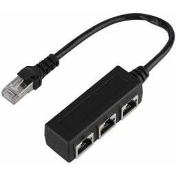 Câble d'extension Ethernet Adaptateur de Câble Répartiteur de Connecteur de Transfert de Port Mâle