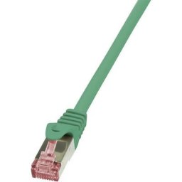 Logilink - Câble réseau RJ45 cat 6 s / ftp 2 connecteurs RJ45 - 7,50 m - Vert - CQ2085S