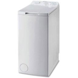 Lave-linge top 5kg n/cl Indesit 1000tr/min 40cm d, BTWL50300FRN - Blanc