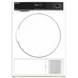 Sharp - Sèche-linge pompe à chaleur 10kg 59.6cm, KDHHB0S7PW2 - Blanc