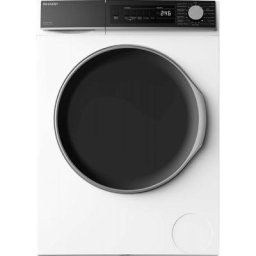 Lave-linge frontal 9kg 1400trs/min 15 programmes Machine à laver hublot - Blanc - Sharp