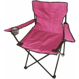 Spetebo - Chaise de camping en rose
