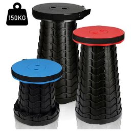 Swanew - Tabouret télescopique tabouret léger petit pliant jusqu'à 150 kg chaise camping pliable