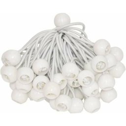 50 Pcs Tendeur à Boule Élastique, Tendeur de Bâche pour Pavillon, Camping, Tente Cordons, Rideaux