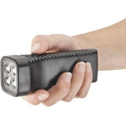 Lampe de poche Acculux MultiLED led à batterie 12 h 152 g - noir