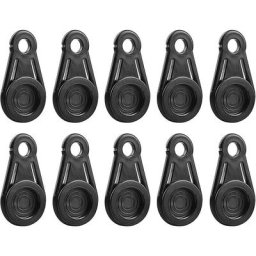 Leisei - Lot de 10 clips de bâche, poignée de verrouillage robuste – Pinces de bâche en plastique –