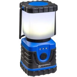Lampe torche led Kemper piles Autonomie 4H Faisceau 80m 30 Lumens IP54 Camping Pêche Maison