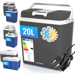 Boîte Glacière - 20 l, 12/220 v, Poignée de Transport, Anthracite - Glacière Électrique, Portable,