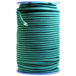 Sandow élastique Vert 25 mètres 9SW - Qualité pro - Tendeur pour bâche de diamètre 9 mm - Made in