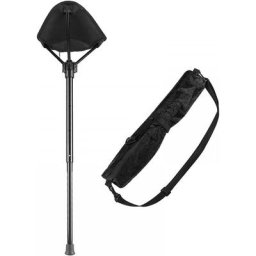 Tabouret Pliant Portable, Tabouret Retractable, Tabouret de Voyage Léger Réglable en Hauteur,