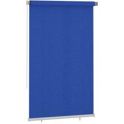 Store roulant d'extérieur 140x230 cm Bleu pehd Vidaxl Bleu
