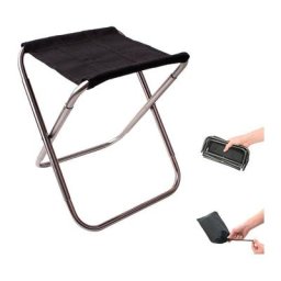 BDD - chaise pliante d'extérieur Chaise de pique-nique en acier inoxydable Oxford Tissu chaise de