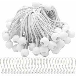 Lot de 75 Tendeur Elastique Cordons Élastiques avec Boules Sandow Elastique Boules Elastiques pour