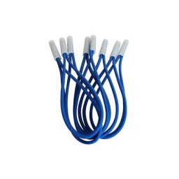 Lot de 10 Sandows bleu de 26 cm pour bâche piscine Jardiboutique Bleu