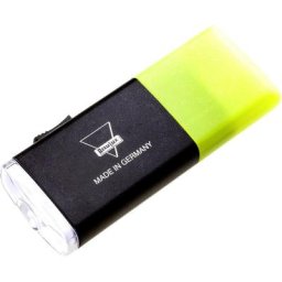 Mini lampe de poche Acculux Joker led à batterie 1 h 36 g - jaune (fluorescent)